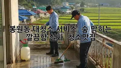 봉원동 대청소 서비스 ✨ 숨 막히는 깔끔함, 실화?! 🏠 #청소맛집